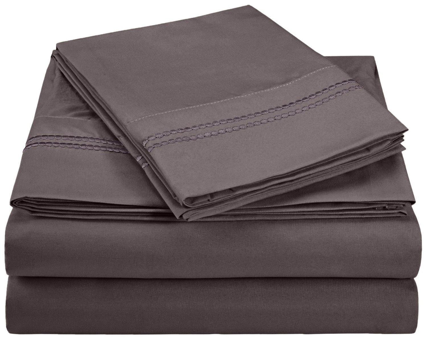 3000 Series Wrinkle Resistant 2 Line Embroidery Sheet Set FredCo