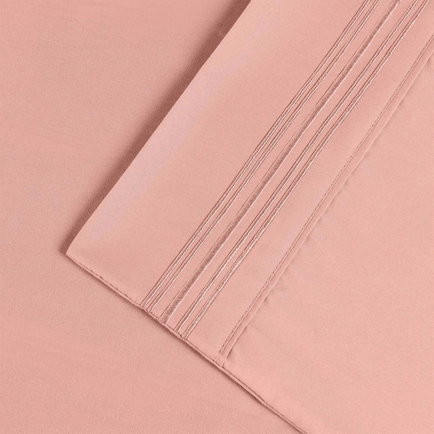 3000 Series Wrinkle Resistant 5 Line Embroidery Sheet Set FredCo