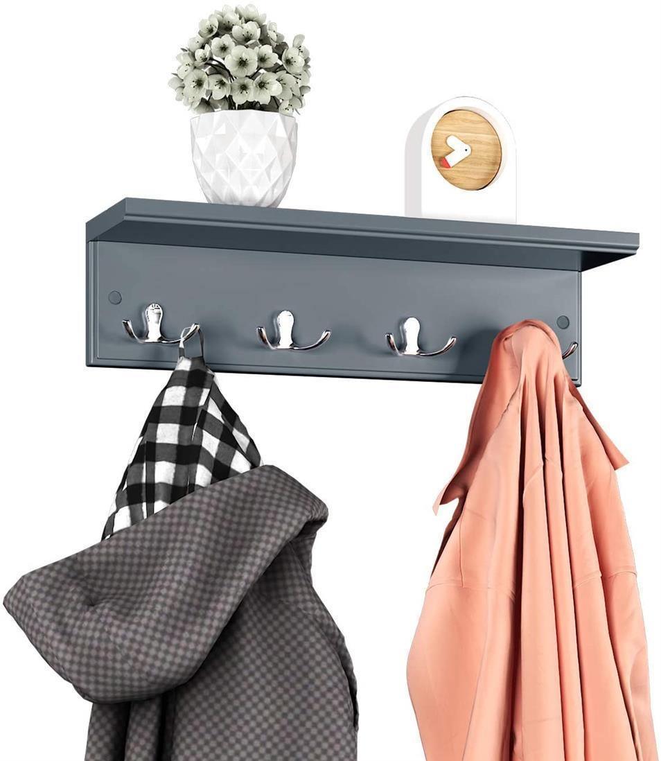 4 Double Hooks Coat Rack FredCo
