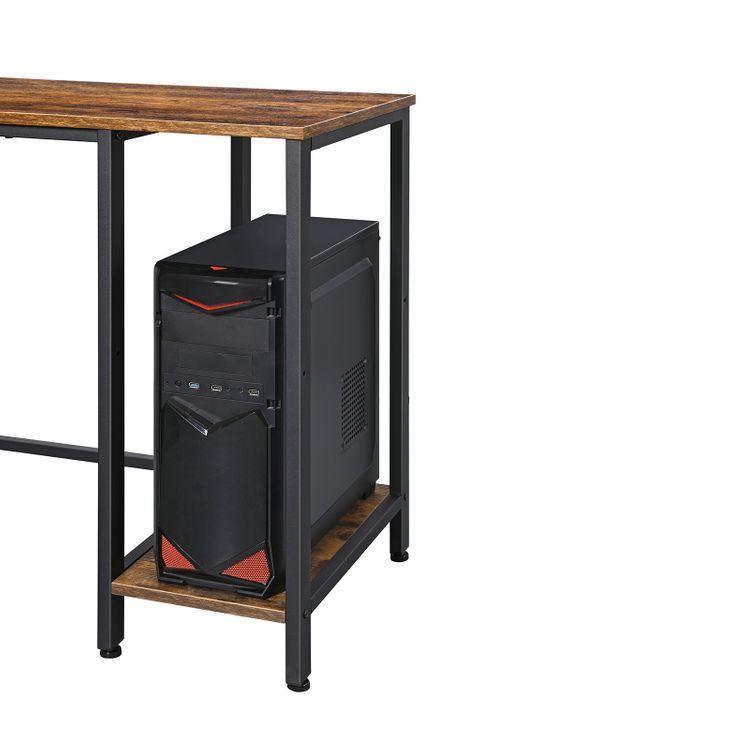 4 Shelves Computer Desk FredCo