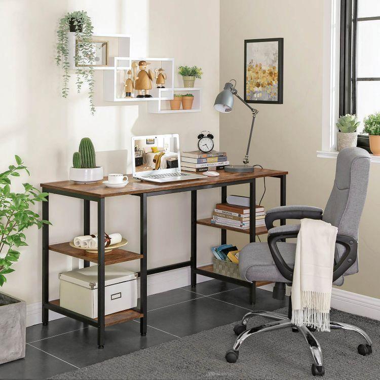 4 Shelves Computer Desk FredCo