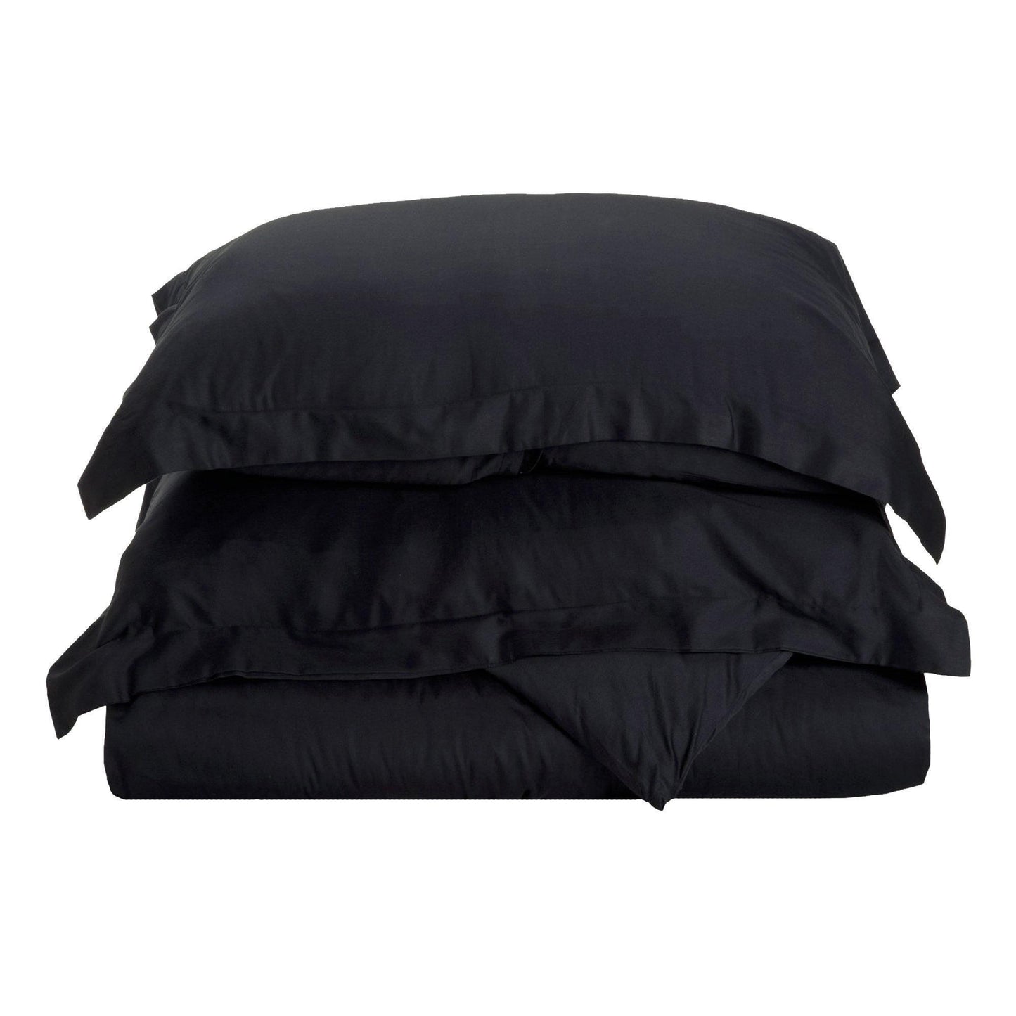 400-Thread-Count Egyptian Cotton Sateen Weave Soft Duvet Cover Set FredCo