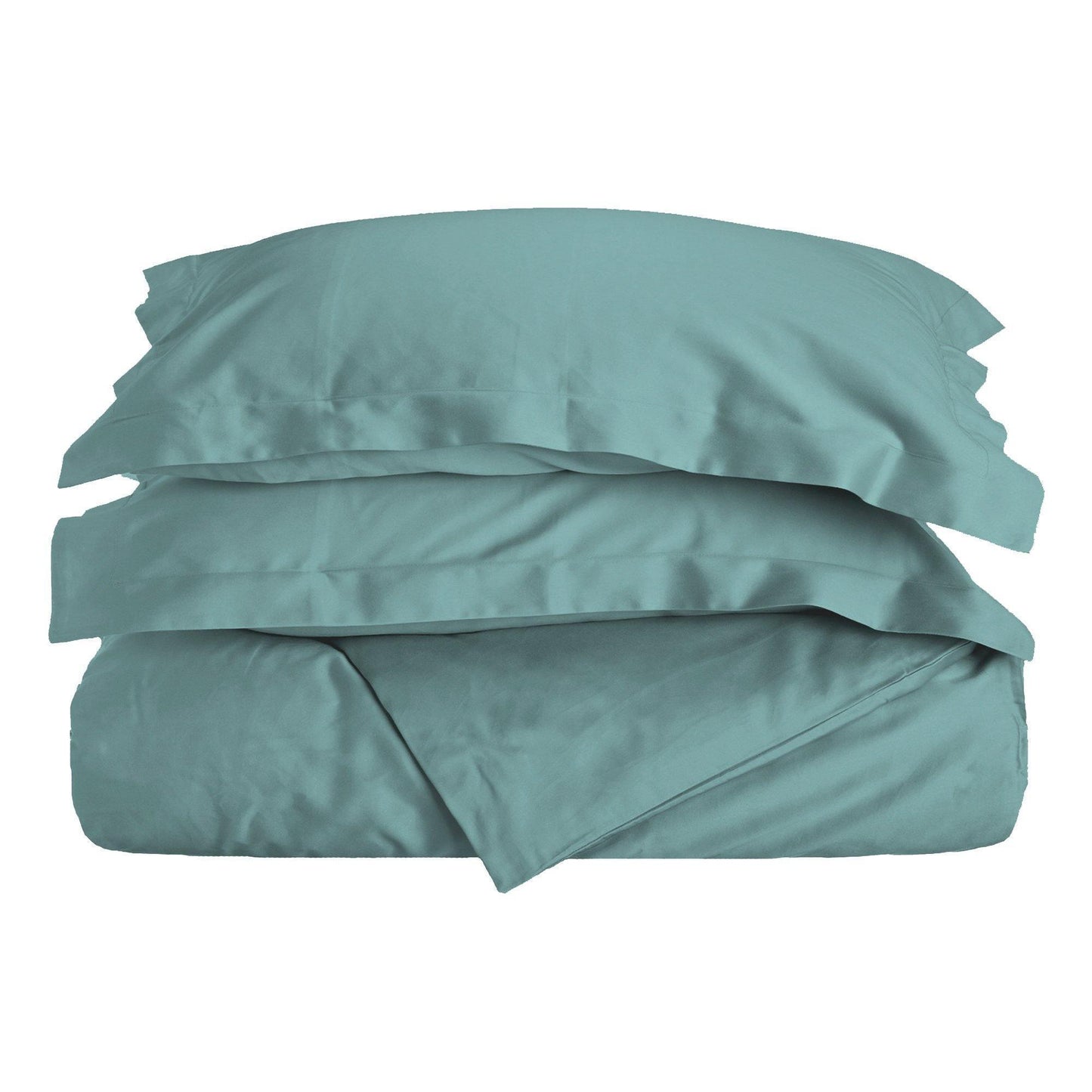 400-Thread-Count Egyptian Cotton Sateen Weave Soft Duvet Cover Set FredCo