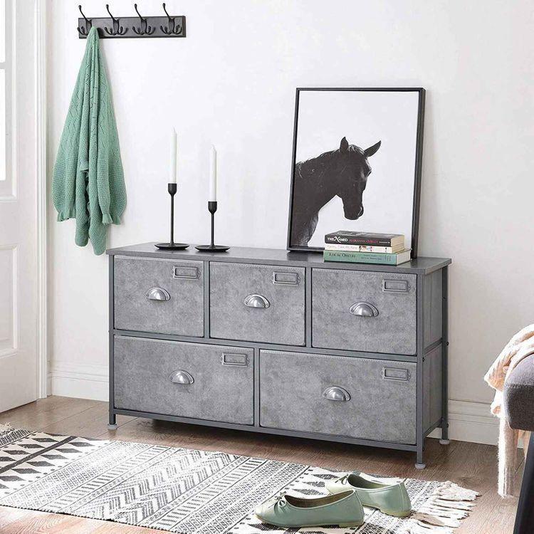 5 Drawers Fabric Dresser FredCo