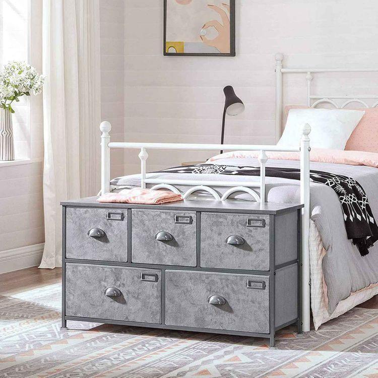 5 Drawers Fabric Dresser FredCo