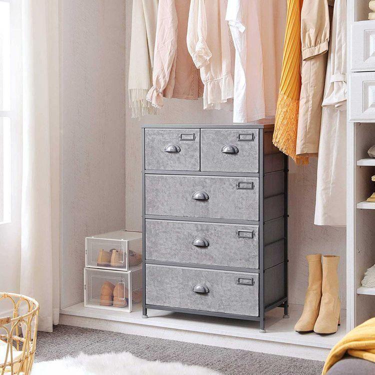 5 Drawers Tall Dresser FredCo