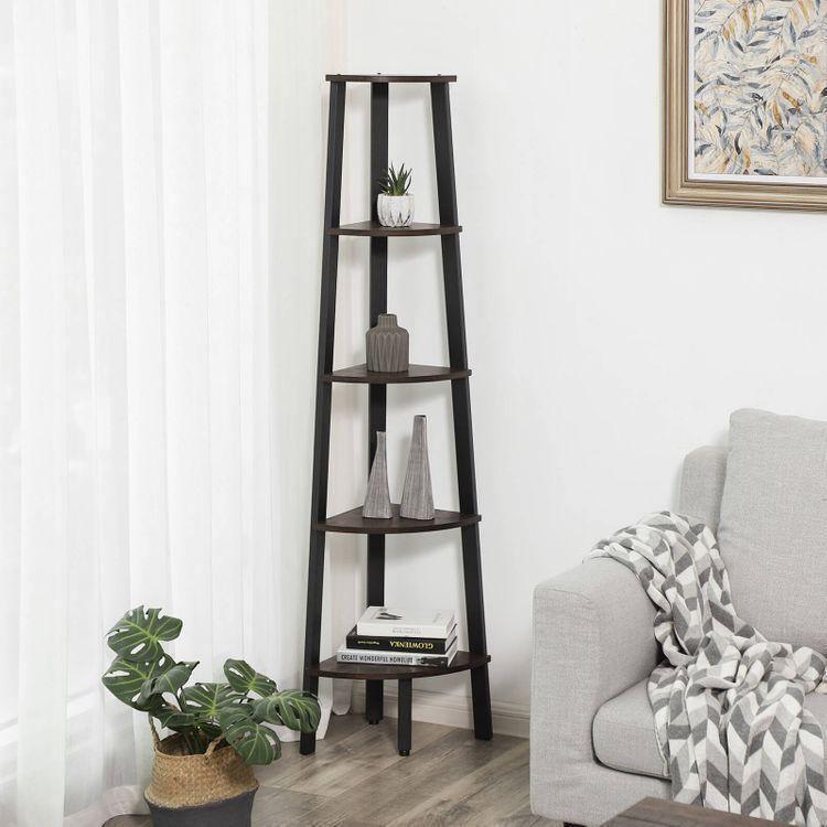 5 Tier Ladder Bookcase FredCo