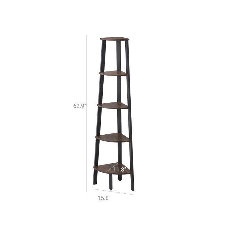 5 Tier Ladder Bookcase FredCo