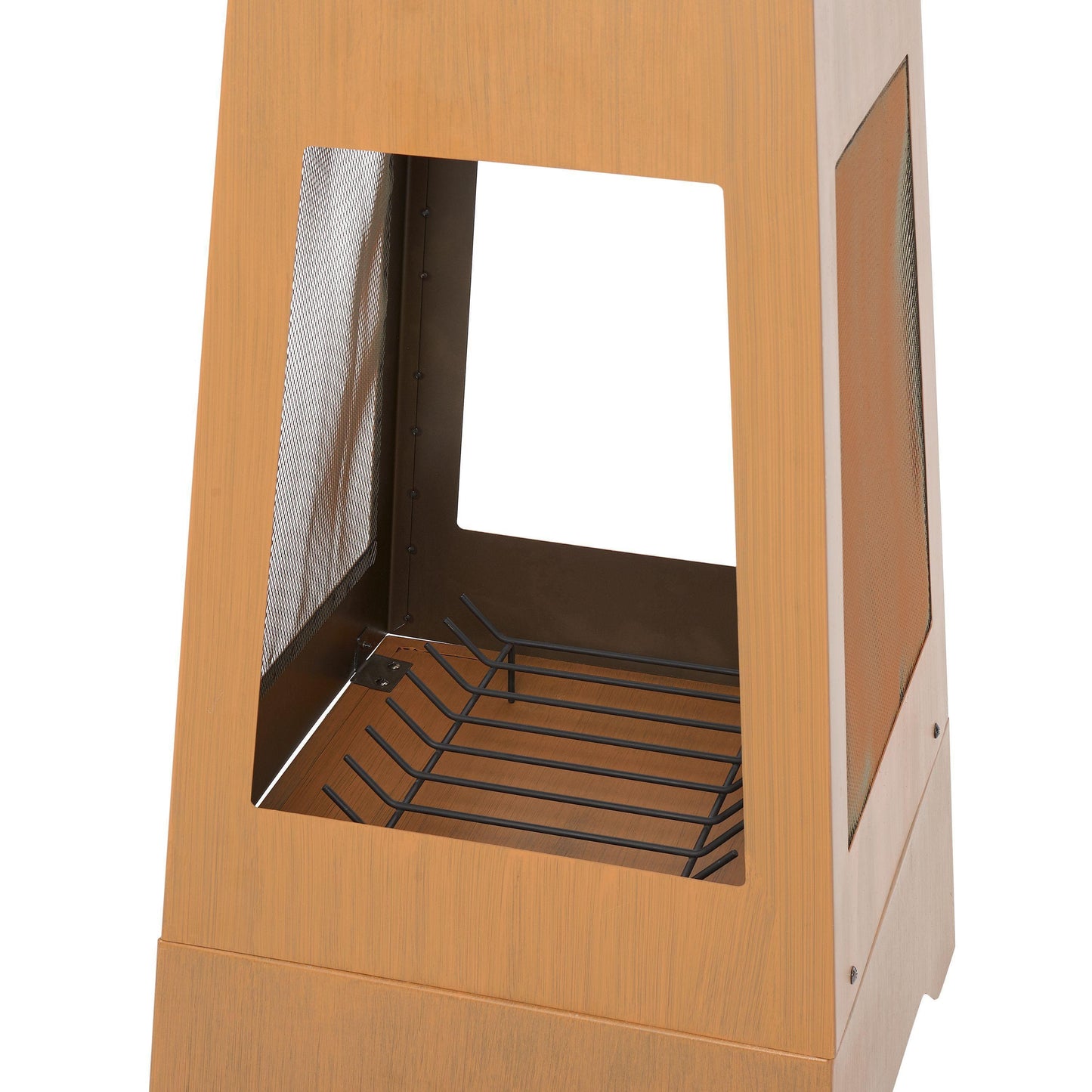 59-Inch Steel Wood Burning Chiminea FredCo