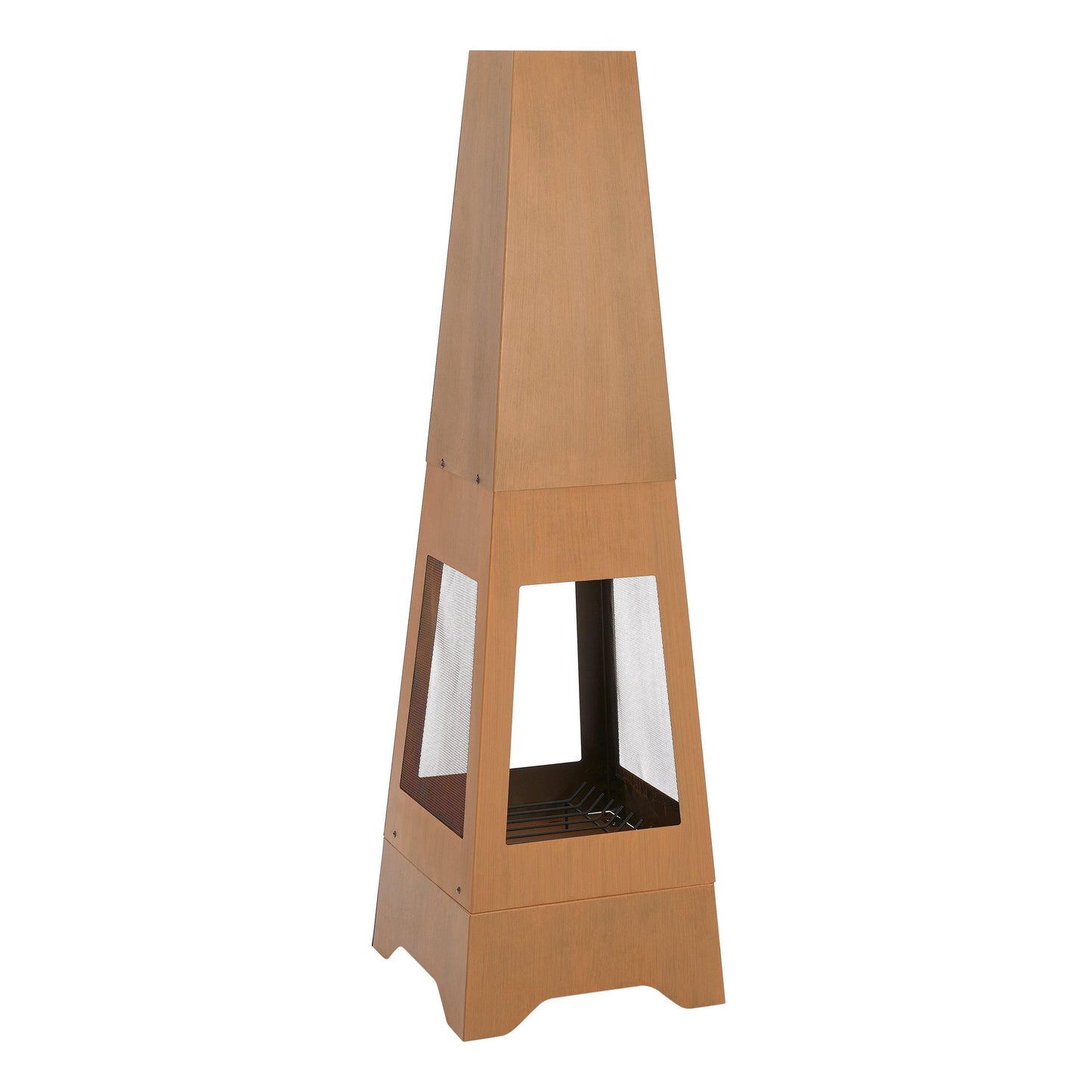 59-Inch Steel Wood Burning Chiminea FredCo