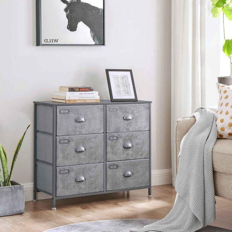 6 Drawers Fabric Dresser FredCo