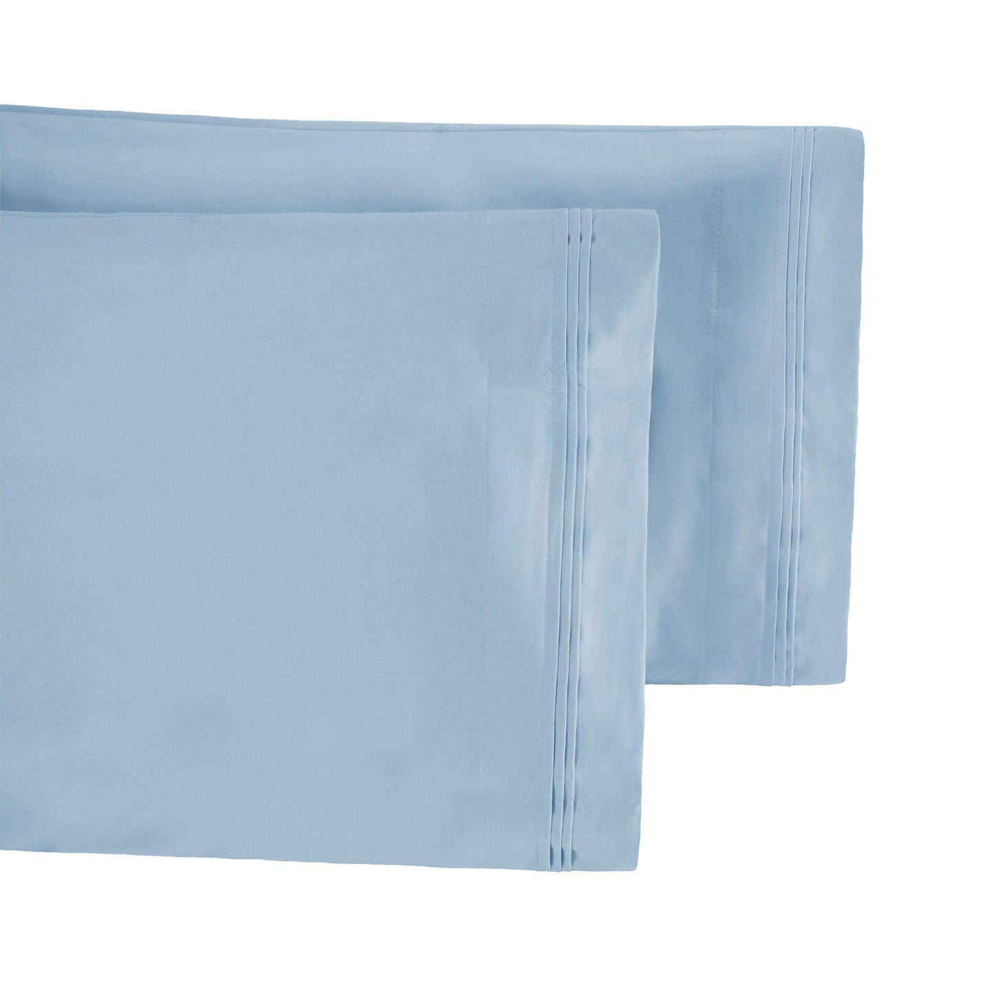 650-Thread Count 100% Egyptian Cotton Lightweight Plush Pillowcase Set FredCo