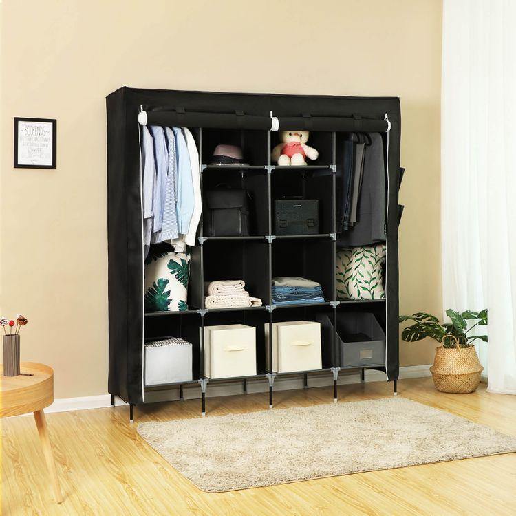 67" Fabric Wardrobe FredCo