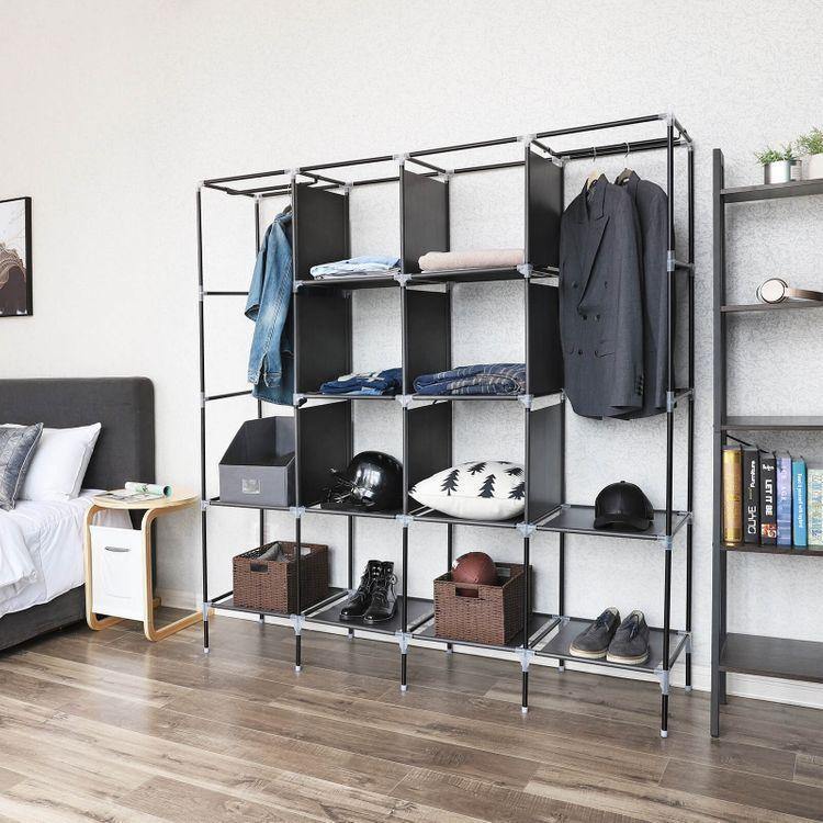 67" Fabric Wardrobe FredCo