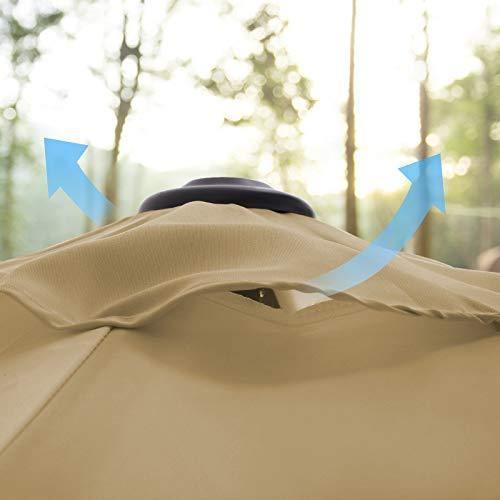 8 Ribs Outdoor Table Umbrella FredCo