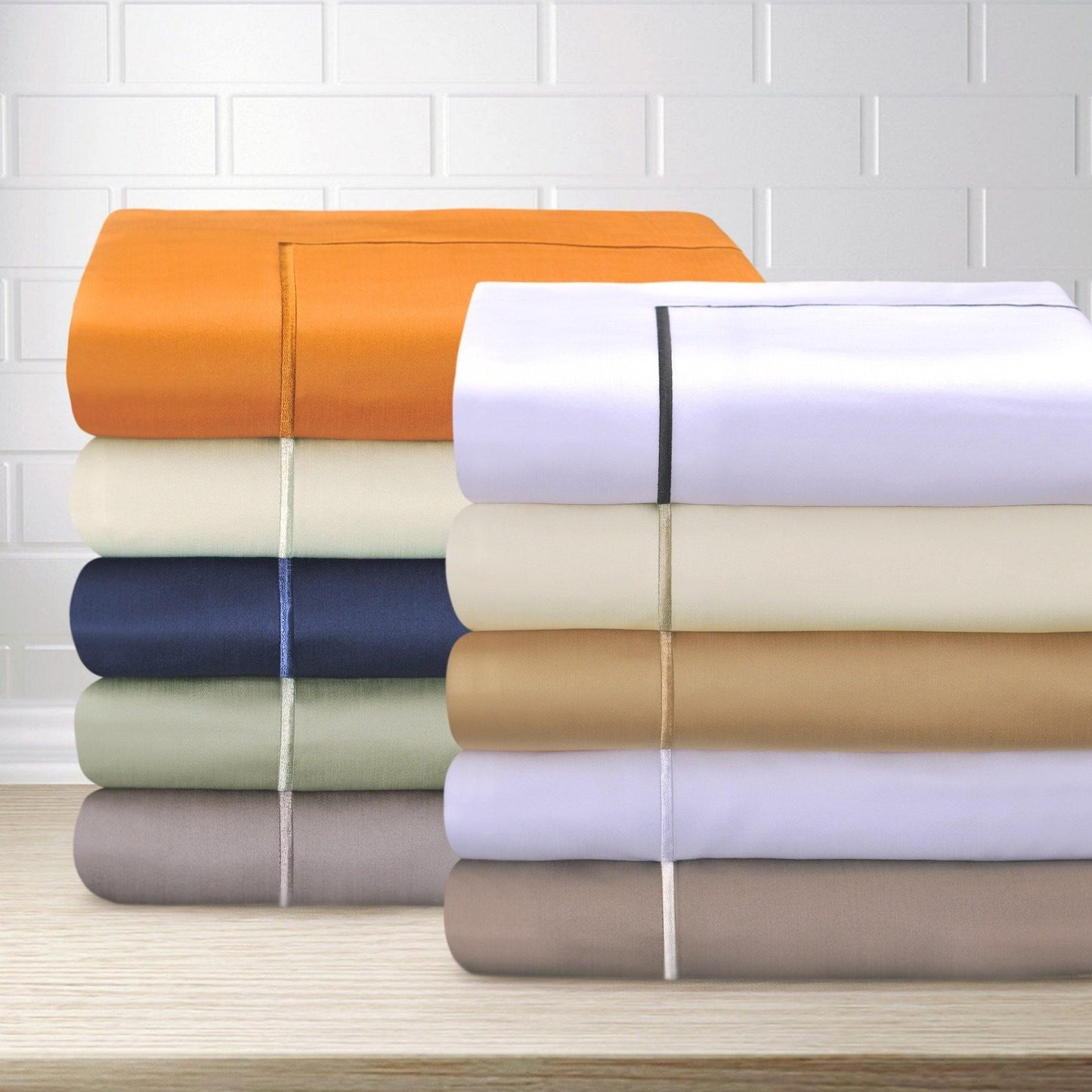 800-Thread Count 100% Egyptian Cotton Embroidered Duvet Cover Set FredCo