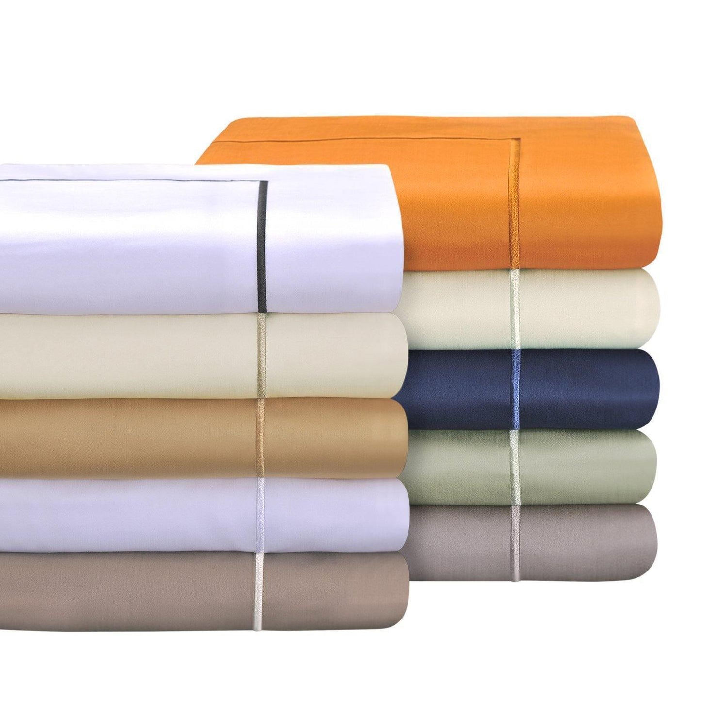 800-Thread Count 100% Egyptian Cotton Embroidered Duvet Cover Set FredCo