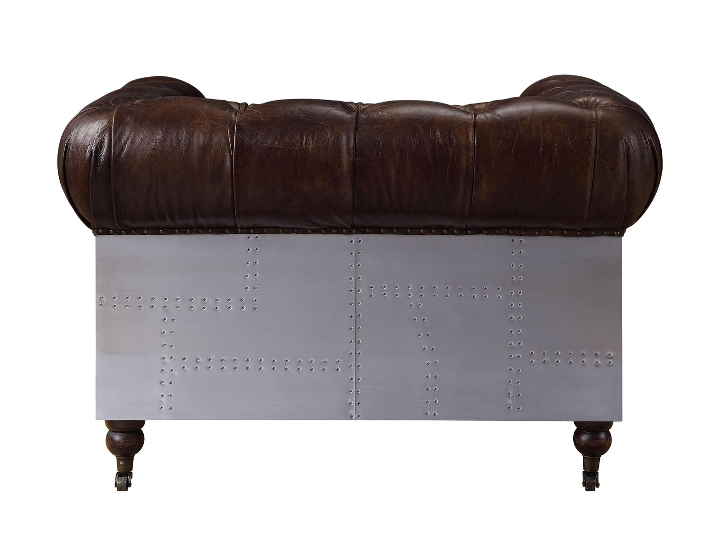 ACME Aberdeen Chair, Vintage Brown Top Grain Leather FredCo