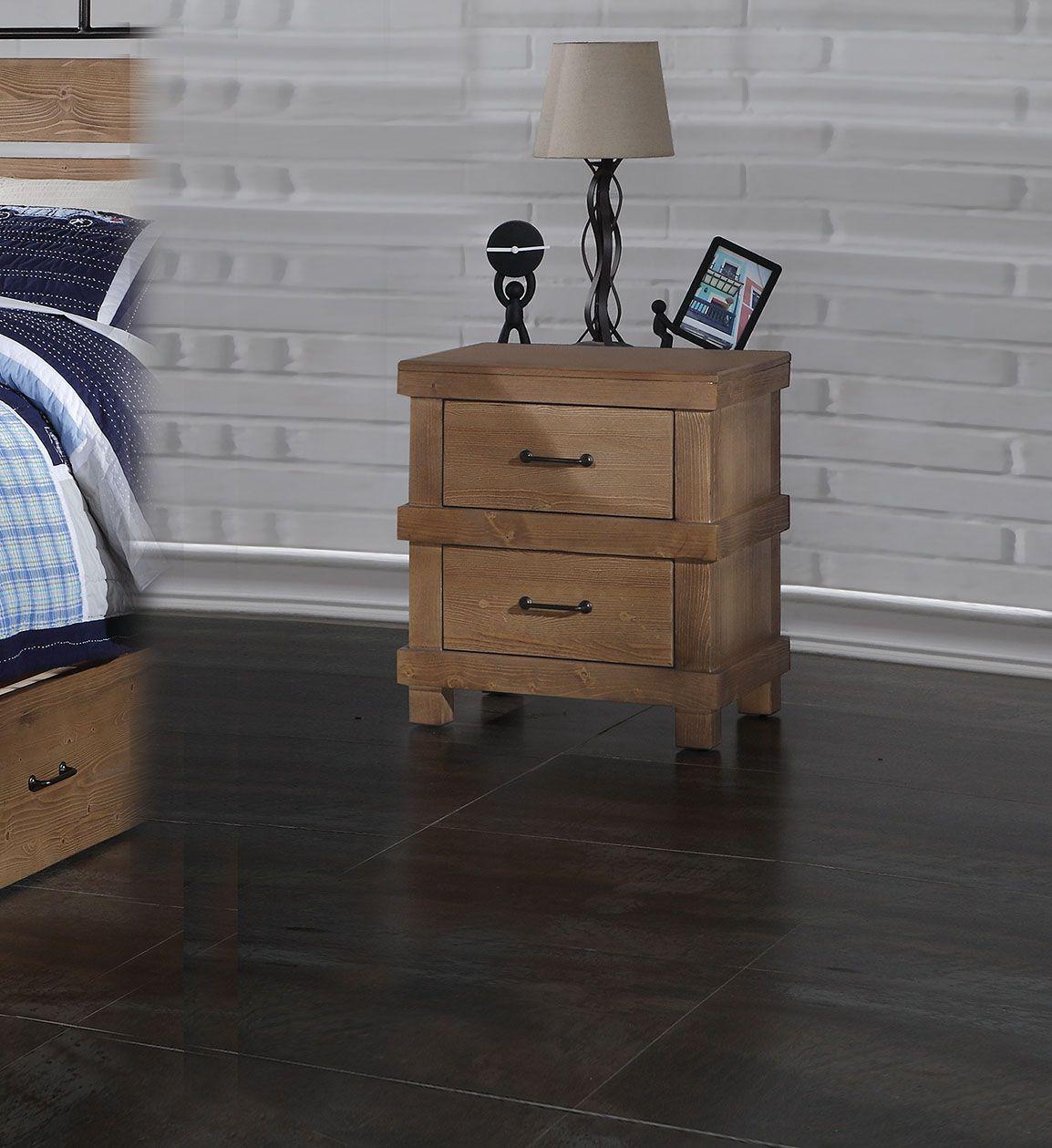 ACME Adams Nightstand, Antique Oak FredCo