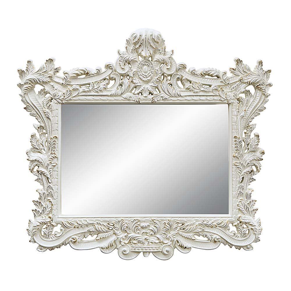 ACME Adara Mirror, Antique White Finish FredCo