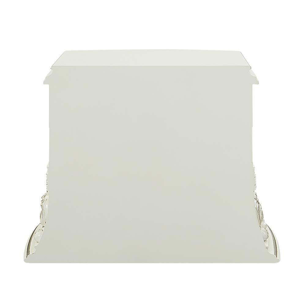 ACME Adara Nightstand, Antique White Finish FredCo