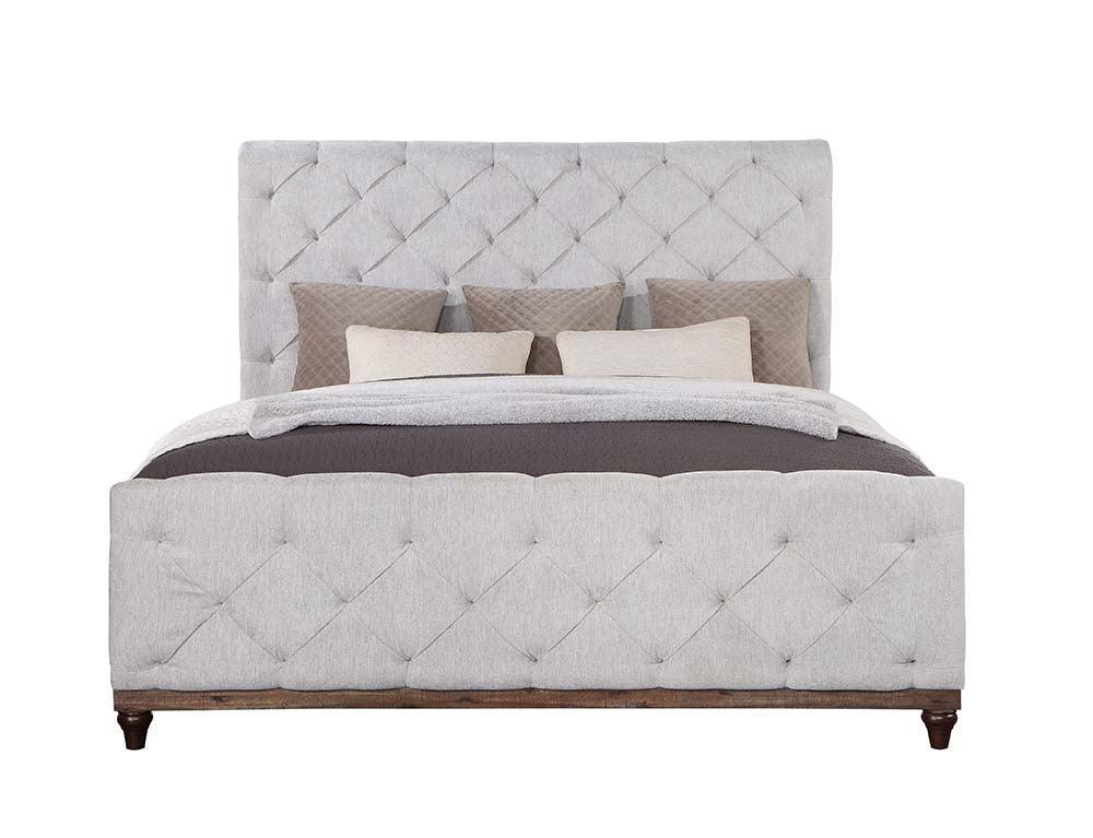 ACME Andria Queen Bed, Reclaimed Oak Finish FredCo