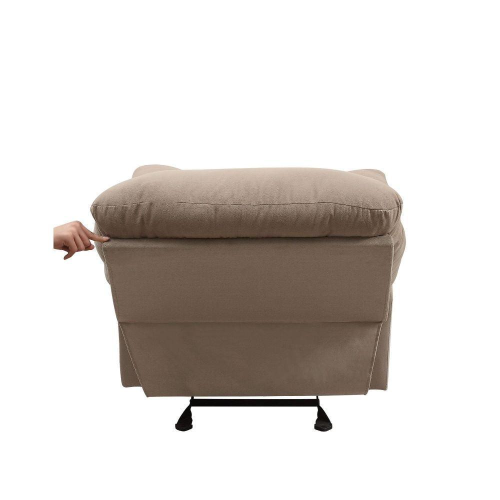 ACME Arcadia Glider Recliner, Light Brown MFB FredCo