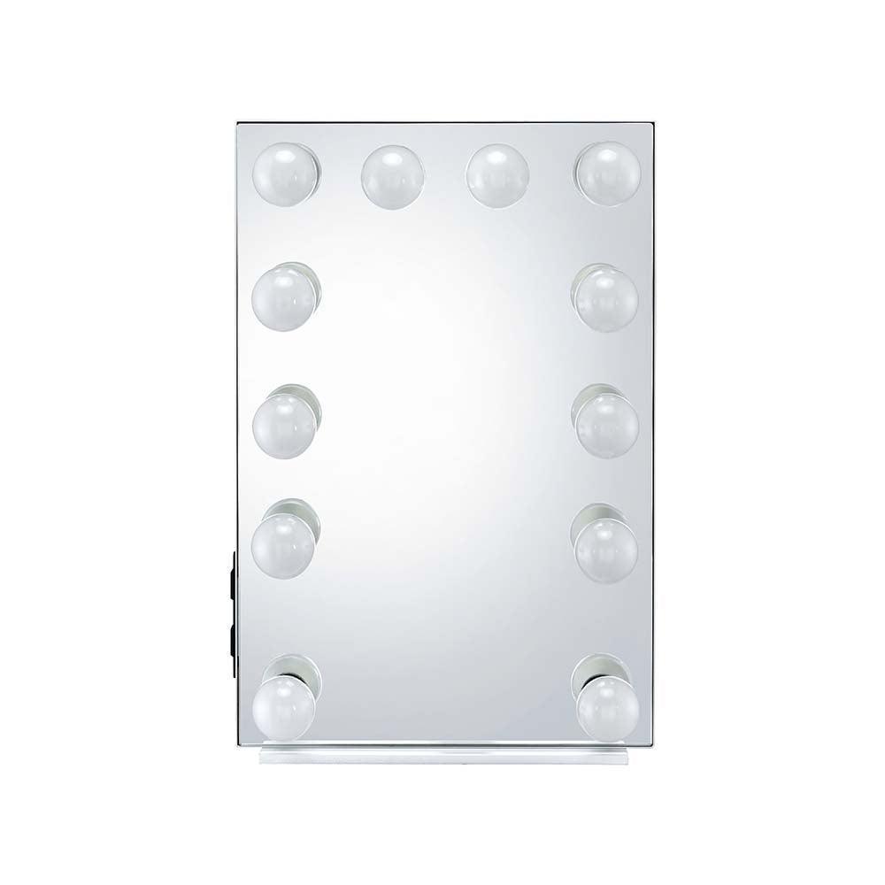 ACME Asa Accent Mirror, White Finish FredCo