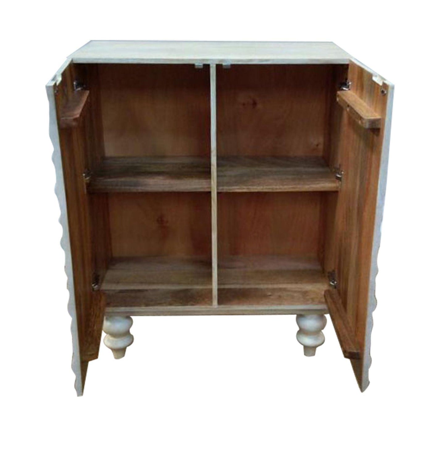 ACME Balthazar Console Table, White Washed FredCo