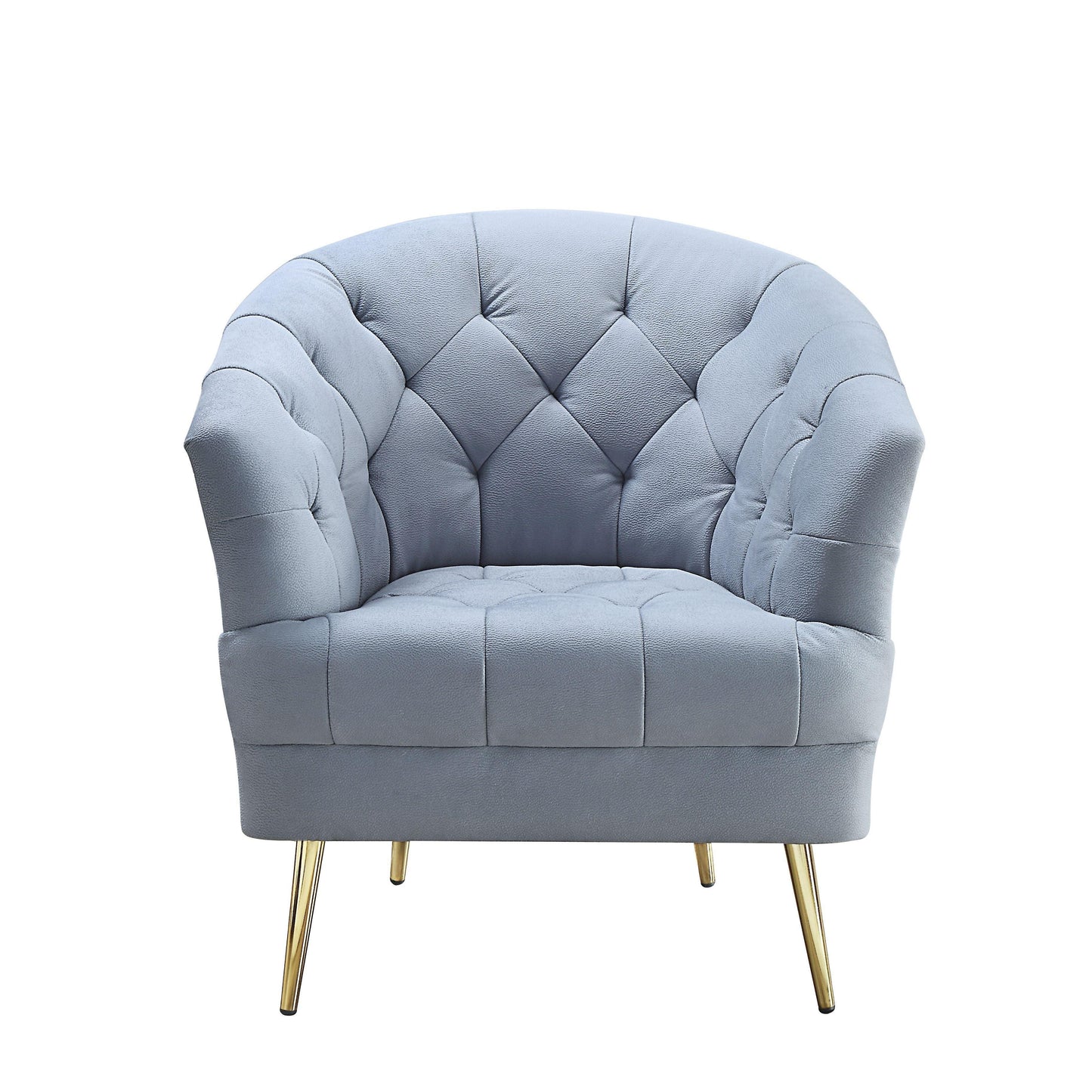 ACME Bayram Chair, Light Gray Velvet FredCo