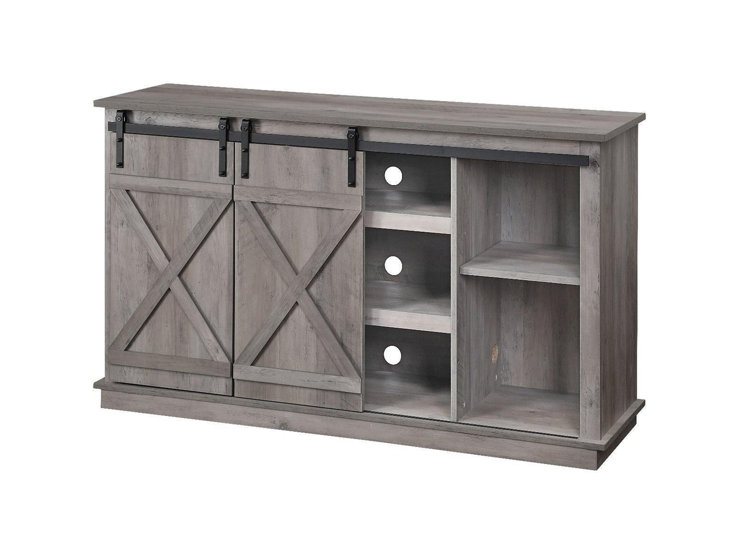 ACME Bellona TV Stand, Gray Finish FredCo