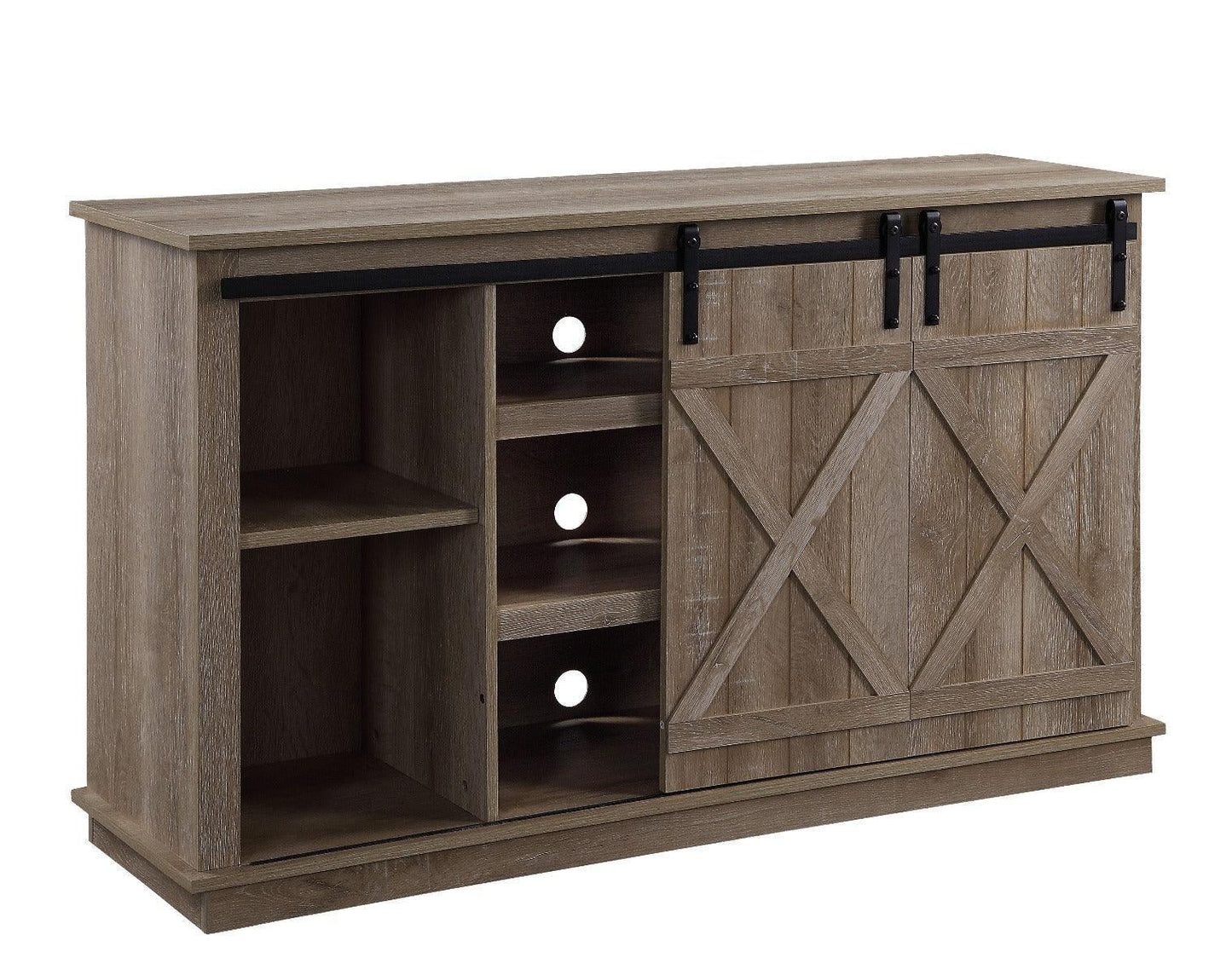ACME Bellona TV Stand, Oak Finish FredCo