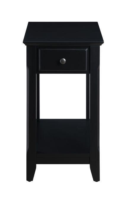 ACME Bertie Accent Table, Black Finish FredCo