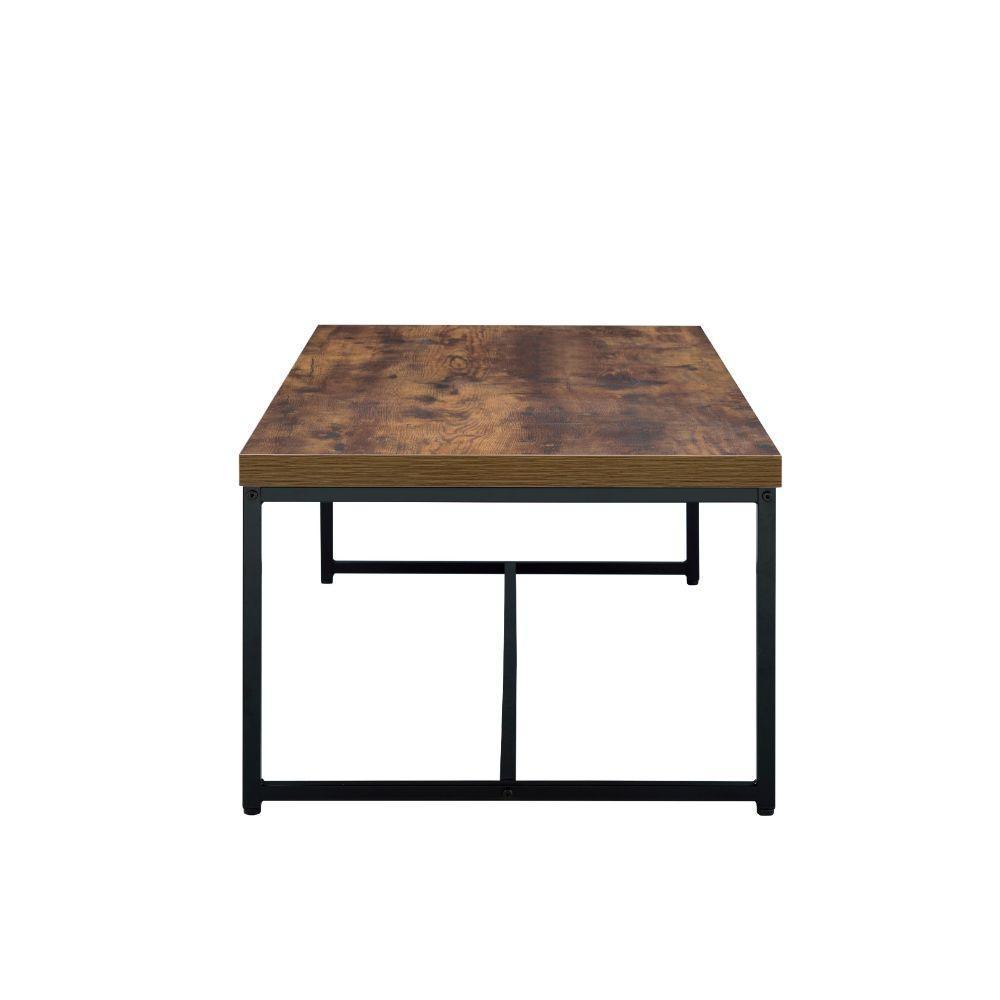 ACME Bob Coffee Table, Weathered Oak & Black FredCo
