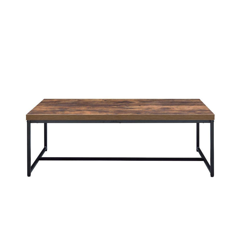 ACME Bob Coffee Table, Weathered Oak & Black FredCo
