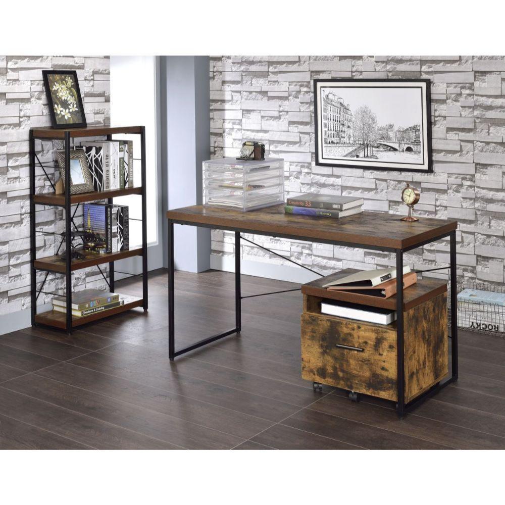 ACME Bob Desk, Weathered Oak FredCo