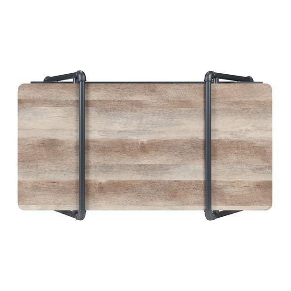 ACME Brantley Coffee Table, Oak & Sandy Gray Finish FredCo