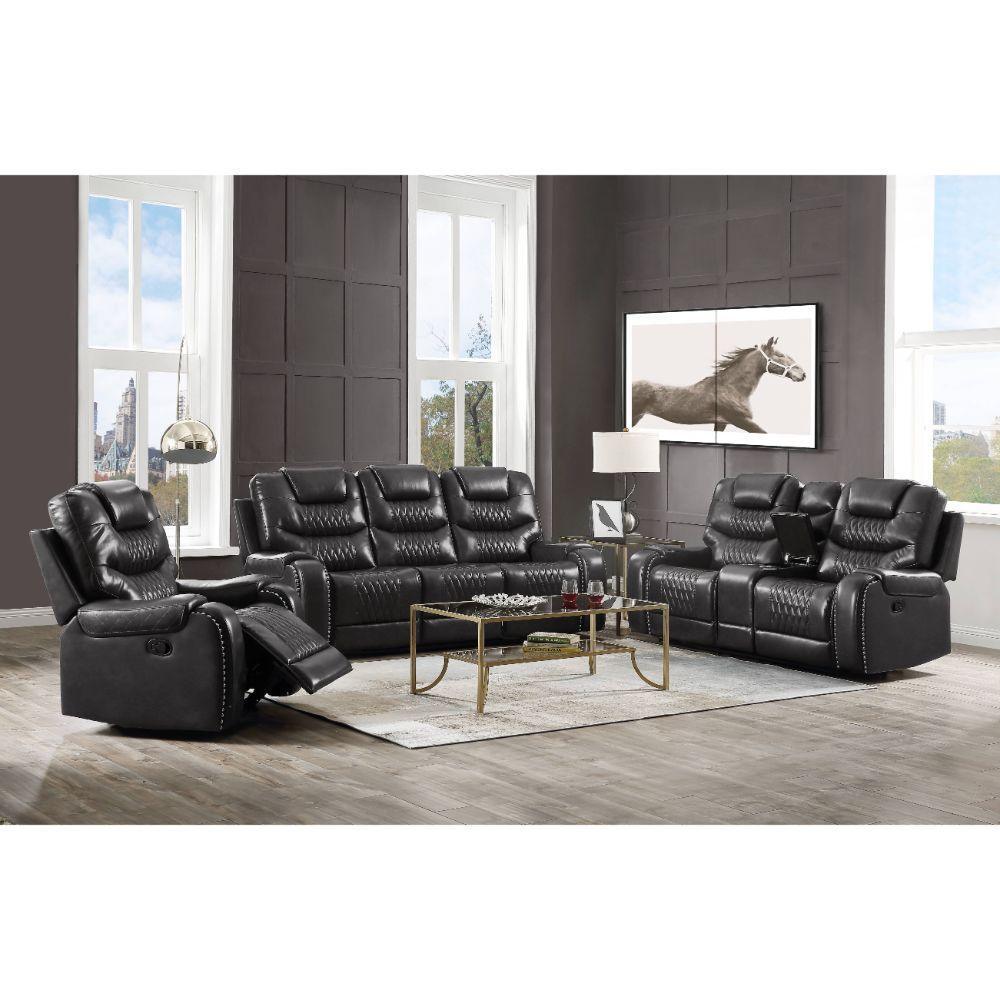 ACME Braylon Sofa (Motion), Magnetite PU FredCo