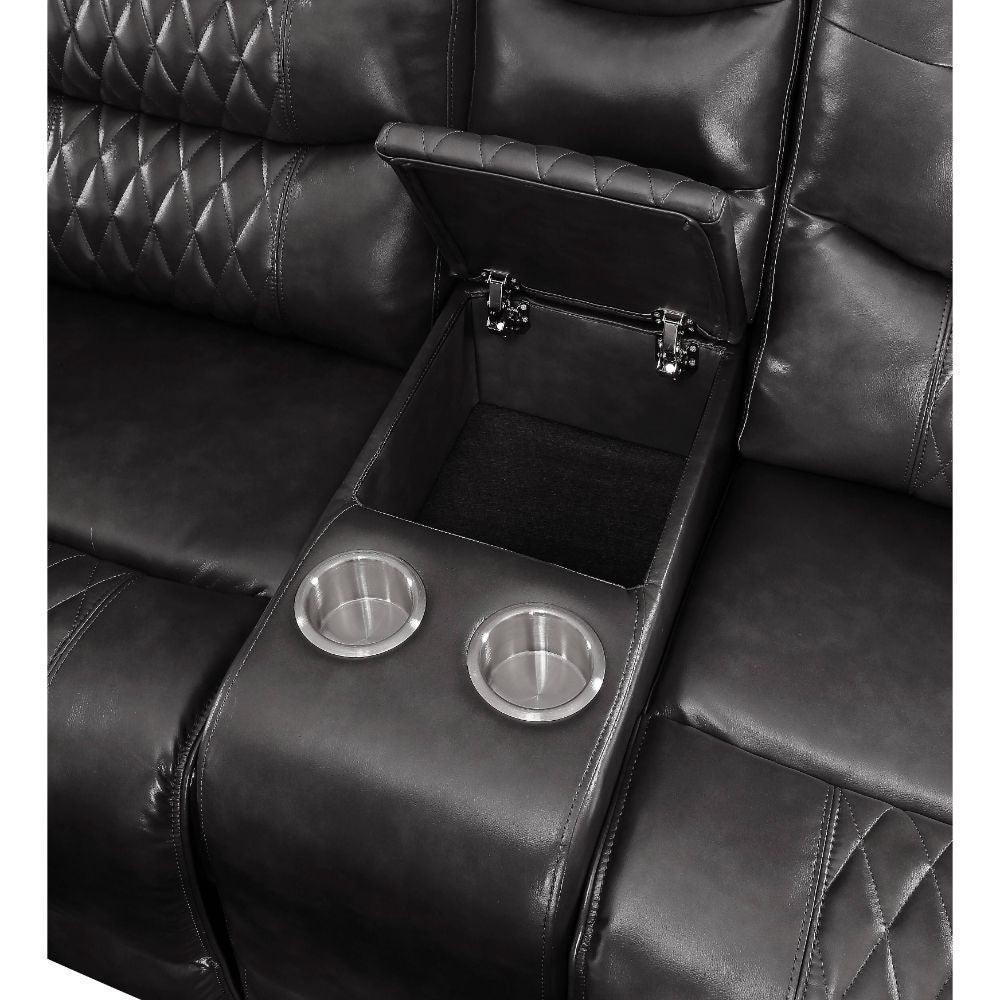 ACME Braylon Sofa (Motion), Magnetite PU FredCo