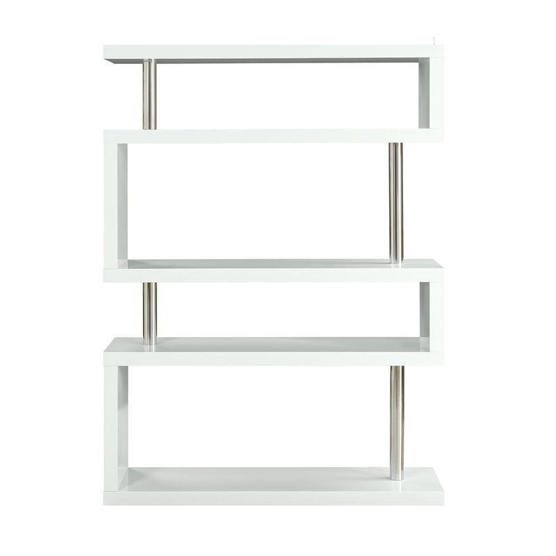 ACME Buck II Bookcase, White Finish FredCo