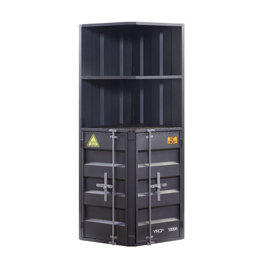 ACME Cargo Bookcase (Corner), Gunmetal FredCo