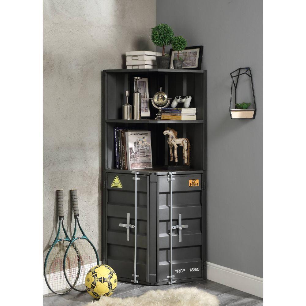 ACME Cargo Bookcase (Corner), Gunmetal FredCo