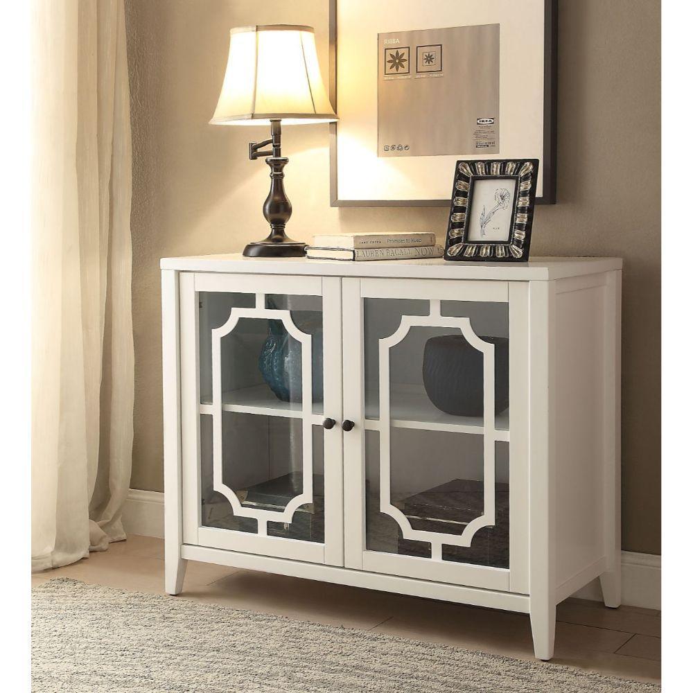 ACME Ceara Console Table, White FredCo