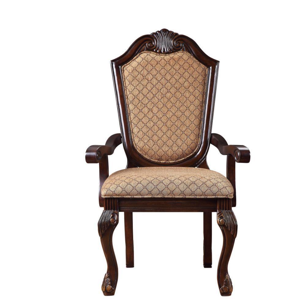 ACME Chateau De Ville Arm Chair (Set-2), Espresso FredCo