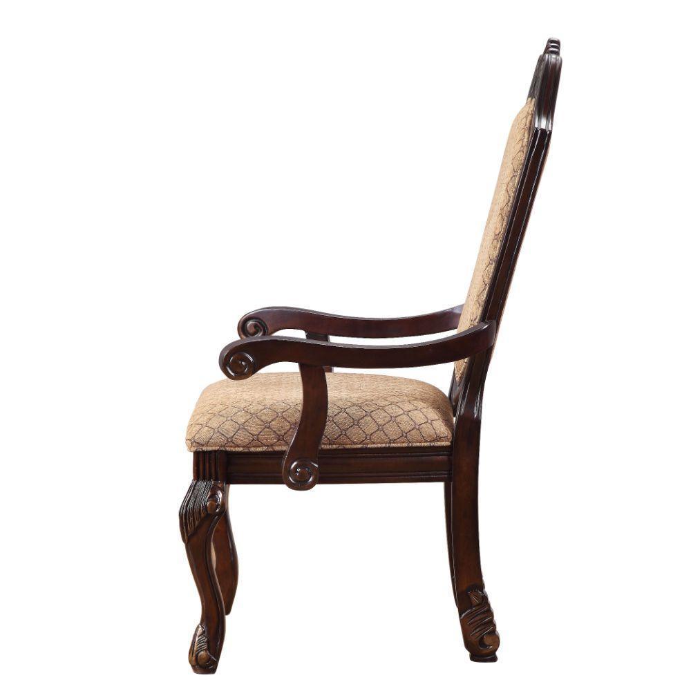 ACME Chateau De Ville Arm Chair (Set-2), Espresso FredCo