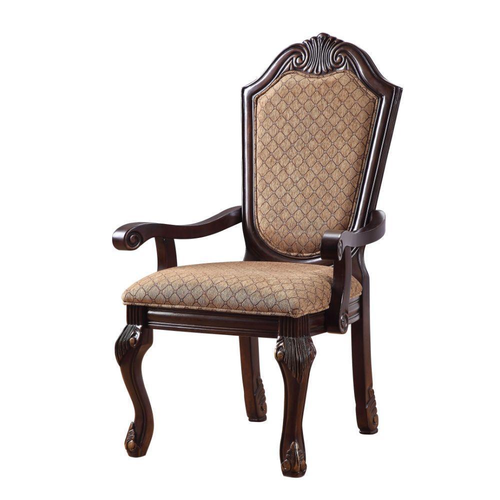 ACME Chateau De Ville Arm Chair (Set-2), Espresso FredCo