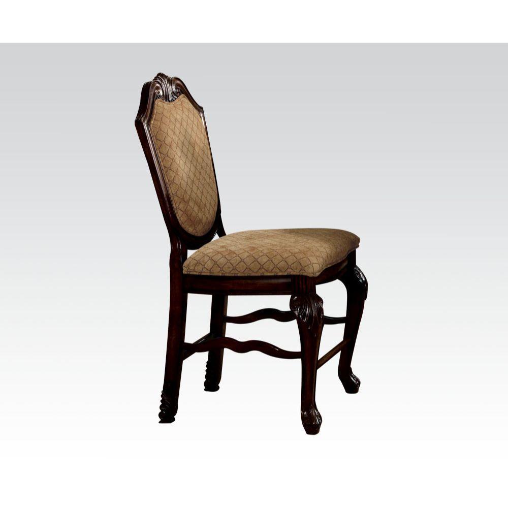 ACME Chateau De Ville Counter Height Chair (Set-2), Espresso FredCo