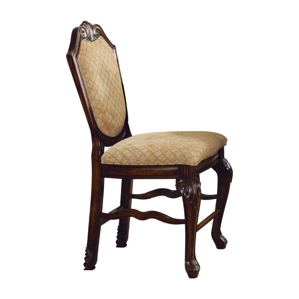 ACME Chateau De Ville Counter Height Chair (Set-2), Espresso FredCo