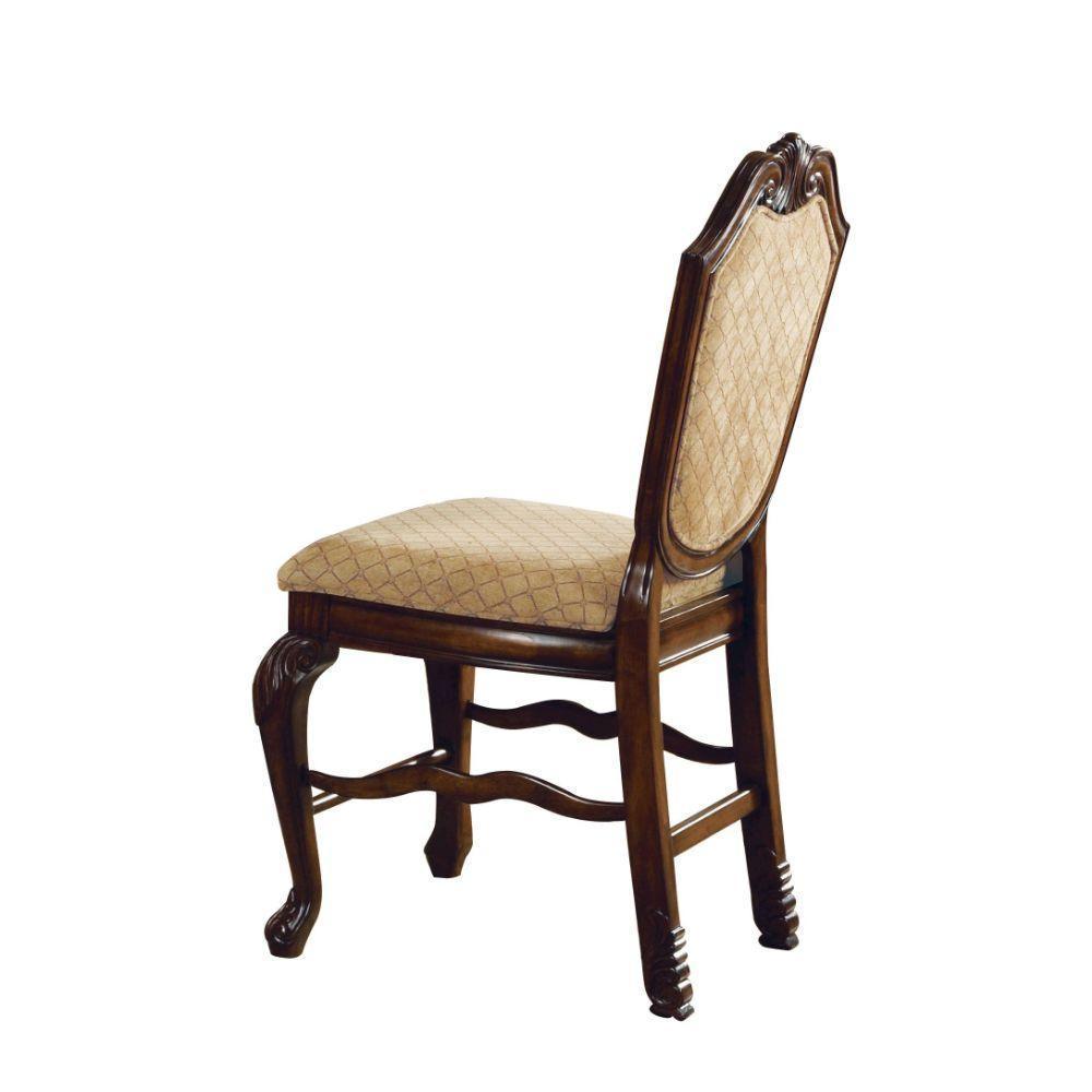 ACME Chateau De Ville Counter Height Chair (Set-2), Espresso FredCo