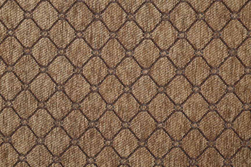 ACME Chateau De Ville Loveseat w/3 Pillows, Fabric & Espresso Finish FredCo